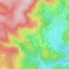 Mapa topográfico Bussy, altitude, relevo