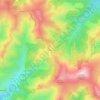 Mapa topográfico Sarasset, altitude, relevo