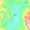 Mapa topográfico Jiménez del Teul, altitude, relevo