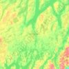 Mapa topográfico Kawartha Lakes, altitude, relevo