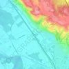 Mapa topográfico Bordeneuves Est, altitude, relevo