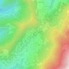 Mapa topográfico La Coche, altitude, relevo