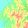 Mapa topográfico Fegley, altitude, relevo