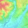 Mapa topográfico Luprie, altitude, relevo