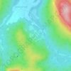 Mapa topográfico Родники живой и мертвой воды, altitude, relevo