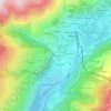 Mapa topográfico Le Reverset, altitude, relevo