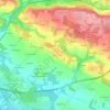 Mapa topográfico Dilliec, altitude, relevo