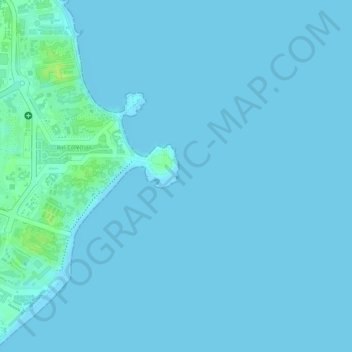 Mapa topográfico WaterBlow, altitude, relevo