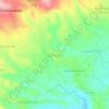 Mapa topográfico Bojongasih, altitude, relevo