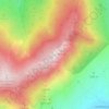 Mapa topográfico Regajo, altitude, relevo