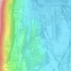 Mapa topográfico Les Janon, altitude, relevo