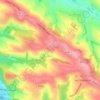 Mapa topográfico Desclaux, altitude, relevo