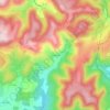 Mapa topográfico La Dalmerie, altitude, relevo