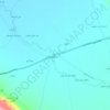 Mapa topográfico Robat, altitude, relevo