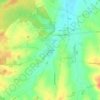 Mapa topográfico La Chaume, altitude, relevo