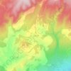 Mapa topográfico Les Beylons, altitude, relevo