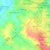 Mapa topográfico Upper Weald, altitude, relevo