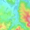Mapa topográfico Raon Basse, altitude, relevo