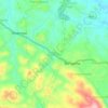 Mapa topográfico Aladeniya, altitude, relevo