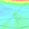 Mapa topográfico Tiawanacu, altitude, relevo