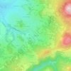 Mapa topográfico Le Fraisse, altitude, relevo