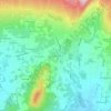 Mapa topográfico Les Mézards, altitude, relevo