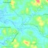 Mapa topográfico Pariyaram, altitude, relevo