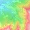 Mapa topográfico La Chalannette, altitude, relevo