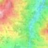 Mapa topográfico Doulon, altitude, relevo