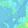 Mapa topográfico Montsarrac, altitude, relevo