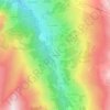 Mapa topográfico Praranger, altitude, relevo