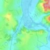 Mapa topográfico Grigue, altitude, relevo