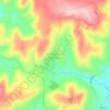 Mapa topográfico Brejinho das Ametistas, altitude, relevo