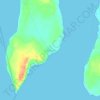Mapa topográfico Ohoitom, altitude, relevo
