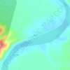 Mapa topográfico Puija, altitude, relevo