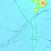 Mapa topográfico Penrang, altitude, relevo