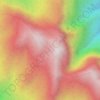 Mapa topográfico Gombaniya, altitude, relevo