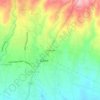 Mapa topográfico Kedopok, altitude, relevo
