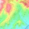 Mapa topográfico La Envía, altitude, relevo