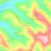 Mapa topográfico Linha São Paulo, altitude, relevo