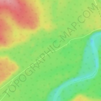 Mapa topográfico Horburg, altitude, relevo