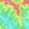 Mapa topográfico Ichaso, altitude, relevo
