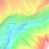 Mapa topográfico Champi Alto, altitude, relevo