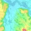 Mapa topográfico Rivière, altitude, relevo