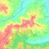 Mapa topográfico Torneira, altitude, relevo