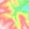 Mapa topográfico Moyapampa, altitude, relevo