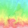 Mapa topográfico Situ Daun, altitude, relevo