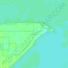 Mapa topográfico Whitefish Point, altitude, relevo