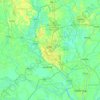 Mapa topográfico Daca, altitude, relevo