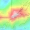 Mapa topográfico Grande Motte, altitude, relevo